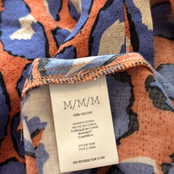 CAbi Isla Cami Animal Print Tank Top Sleeveless Blouse 5040 Women's Medium - Picture 5 of 5